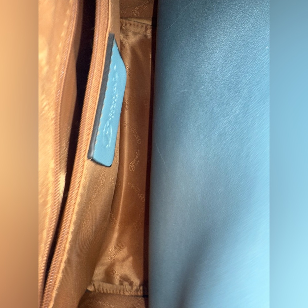 Chic Light Blue Satchel with Patterned Design - Picture 6 of 14